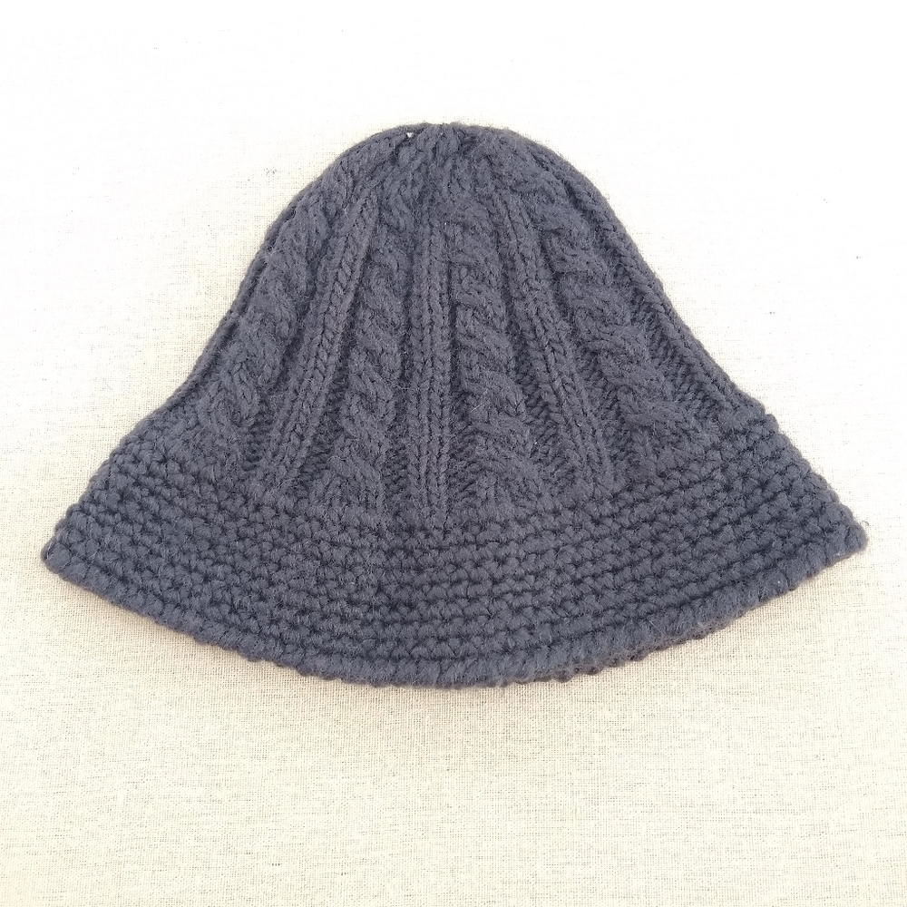 Patagonia blue gray knit bucket beanie toque hat - Picture 3 of 7